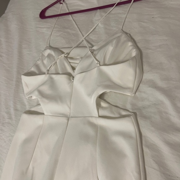 Hello Molly -White Cutout Midi Dress - Picture 4 of 4